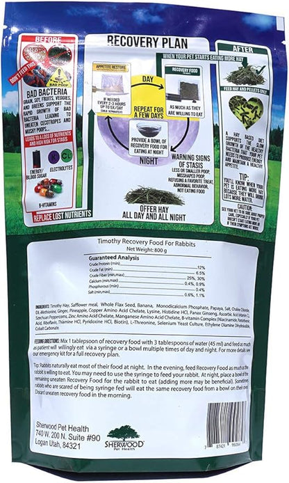 Sherwood Pet Health Rabbit Emergency kit and Bulk Recovery Food (800 Grams)…