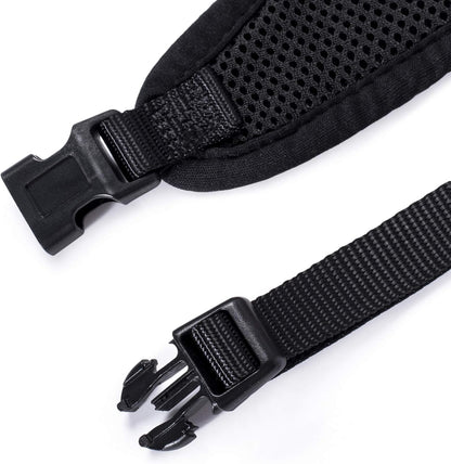 Mile High Life Step in Dog Harness for Small Dogs No Pull, Easy Get on Air Mesh Vest Harness, Adjustable Easy Closures Both Neck and Chest (Black, L Chest 21.6"-43.2")
