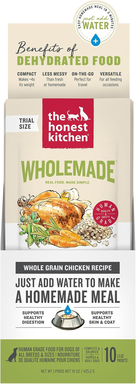 The Honest Kitchen Wholemade™ Whole Grain Chicken Dog Food, 1.5 oz x10