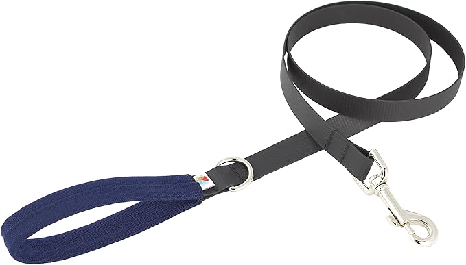 Wildebeest Funston Waterproof Dog Leash - Heavy Duty 4ft Long Leash for Small, Medium and Large Dogs - 1000D Nylon, Scratch & Stink-Resistant & Pill-Free - Nylon Wrap Handle (3/4" Wide, 4 ft Length)