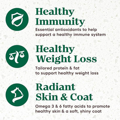 Nutro Ultra Adult Weight Management Dry Dog Food, Chicken, Lamb and Salmon Protein Trio, 24 lb Bag