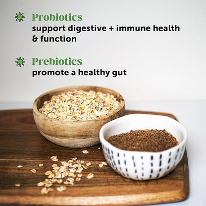 Digestive Probiotic Powder Supplement for Cats - Digestive Support + Gut Health, Probiotic for Cats, Cat Constipation Relief, Bowel Support, Immunity & Overall Health - 120 Scoops