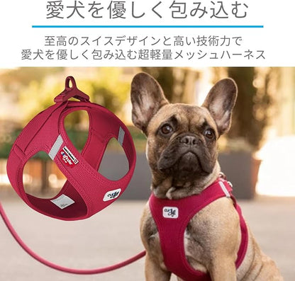 curli Vest Harness Clasp Air-Mesh Dog Harness (safe dog accessories, no pressure points, improved fit, harness with curli clasp buckle)