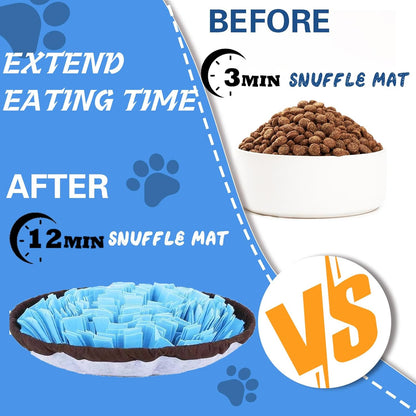 Snuffle Mat for Dogs Interactive Puzzle Feeder for Cognitive Mental Stimulation Anti Boredom Dog Toys for Puppy Games Enrichment Toy & Cat Activity Rug Indoor Outdoor