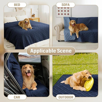 Dog Bed Cover for Pets - Blankets Rug Pads for Couch Protection Waterproof Bed Covers Dog Blanket Furniture Protector Reusable Changing Pad