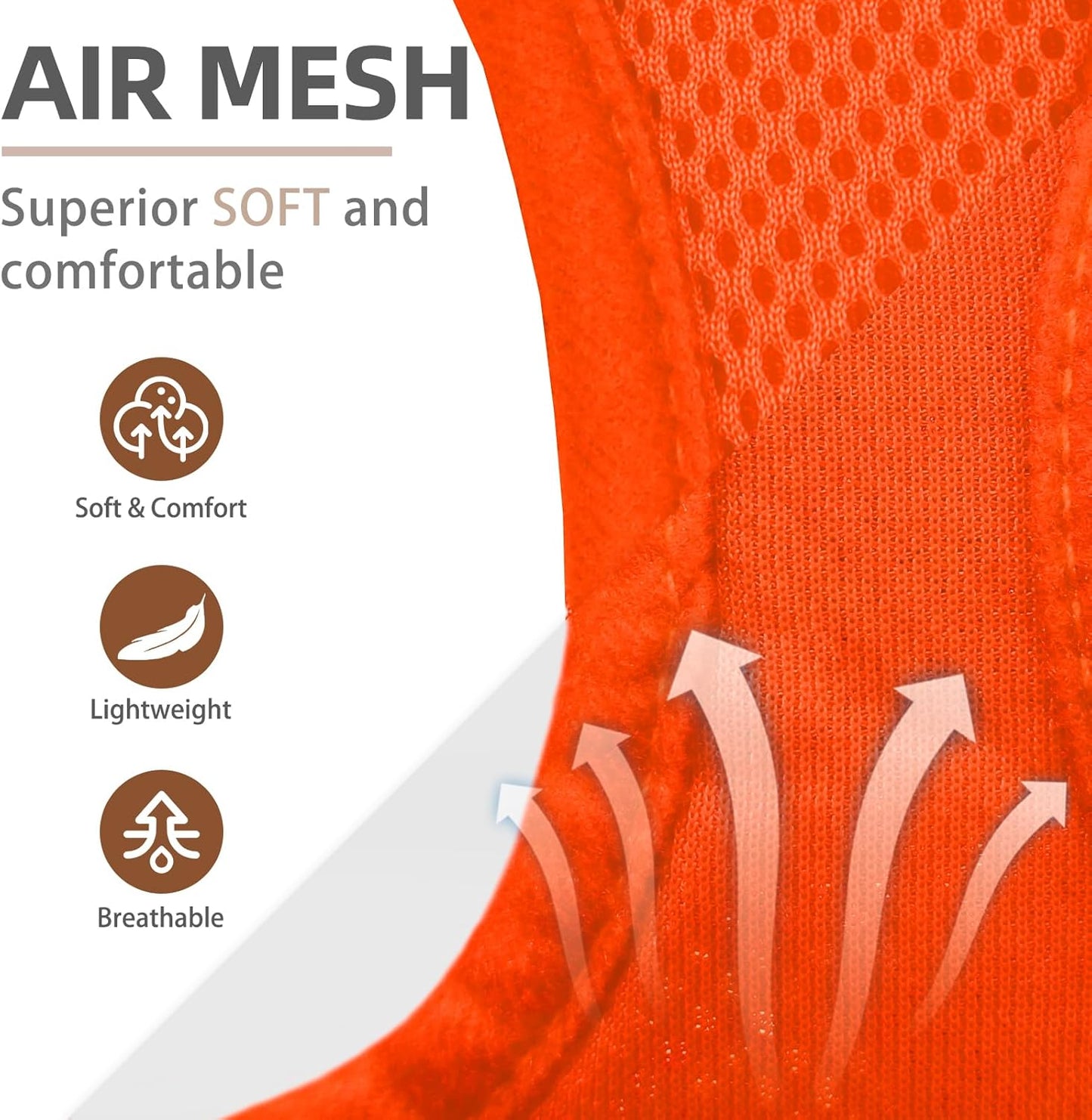 PUPTECK Adjustable Dog Harness Collar and Leash Set Step in No Pull Pet Harness for Small Medium Dogs Puppy and Cats Outdoor Walking Running, Soft Mesh Padded Reflective Vest Harnesses