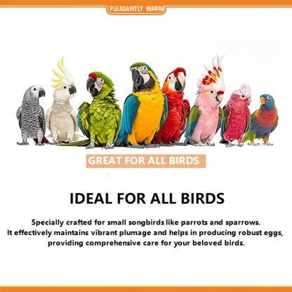Calcium Powder for Birds with Magnesium & Vitamin D3 – 4oz，Essential for molting Period ， Faster Feather Regrowth, Strong Beak & Bone