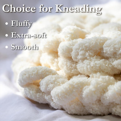 Cat Knitted Bed Mat, Extra-Soft Washable Warm Round Pads Cushions for Indoor Kittens, Cat Trees Towers, Perfect for Kneading and Sleeping (Blue-Grey,Small)