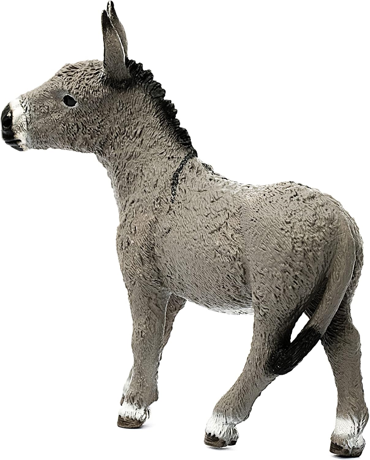 Schleich Farm World Realistic Donkey Animal Figurine - Highly Detailed and Durable Farm Animal Toy, Fun and Educational Play for Boys and Girls, Gift for Kids Ages 3+