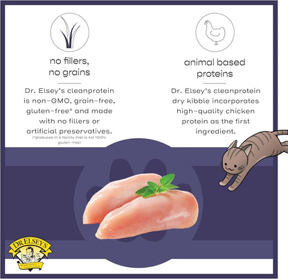 Dr. Elsey's cleanprotein Chicken Recipe Wet Cat Food, 2.75 oz Can (Case of 24)