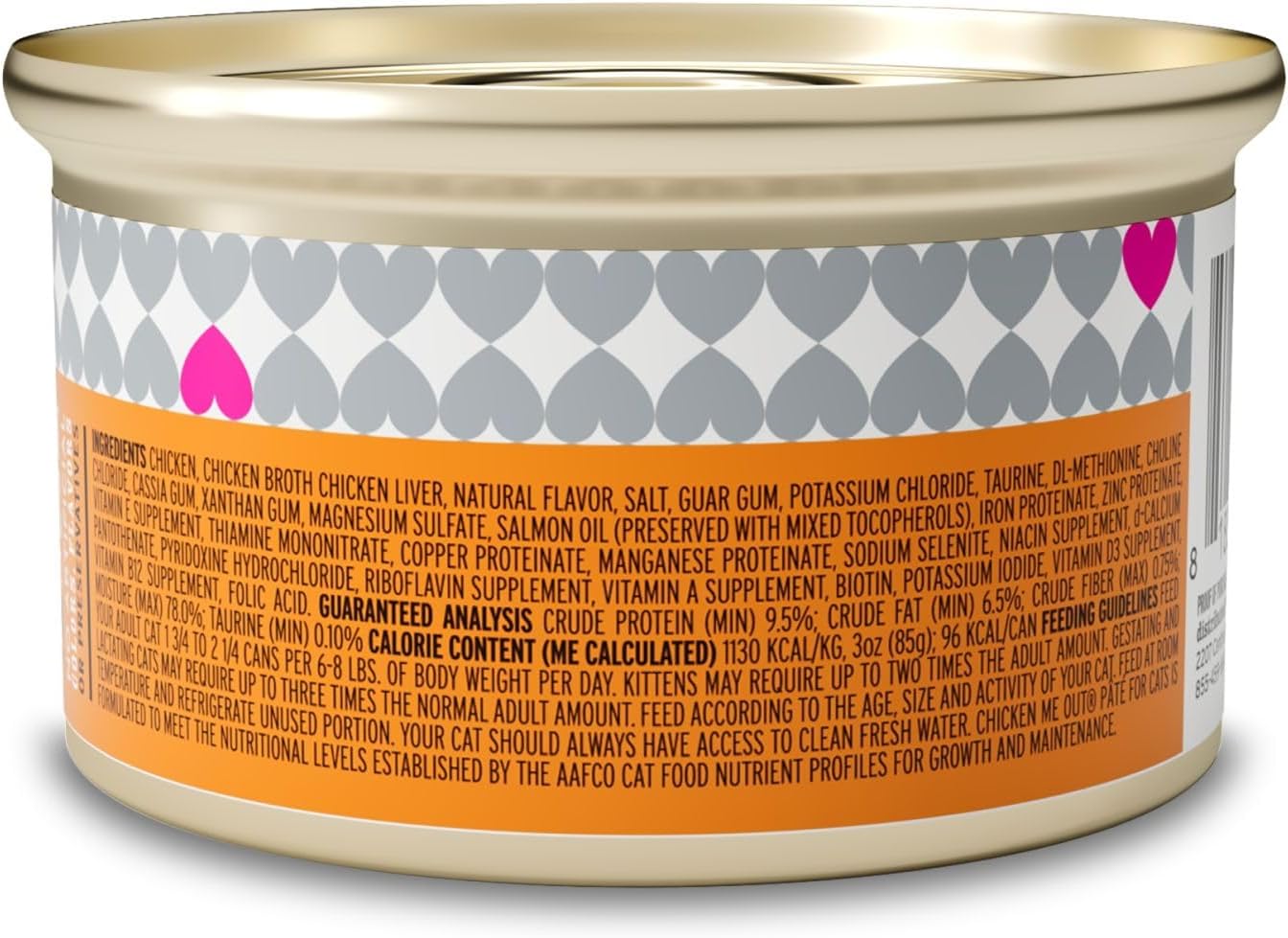 I and love and you Wet Cat Food - Chicken Me Out Pâté - Chicken Recipe, Grain Free, Filler Free, 3oz Pack of 24 Cans