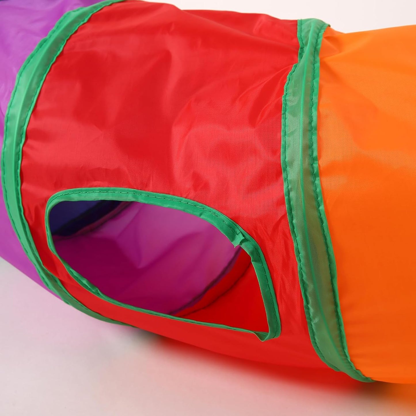 Pet Cat Tunnel, Tent Kit Tunnels for Indoor Cats, Collapsible Pet Tunnel for Kitten, Puppy, Rabbit, 25cm-Wide Tunnels, Durable & Breathable, with Peek Hole Toy Ball