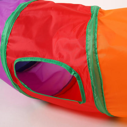 Pet Cat Tunnel, Tent Kit Tunnels for Indoor Cats, Collapsible Pet Tunnel for Kitten, Puppy, Rabbit, 25cm-Wide Tunnels, Durable & Breathable, with Peek Hole Toy Ball