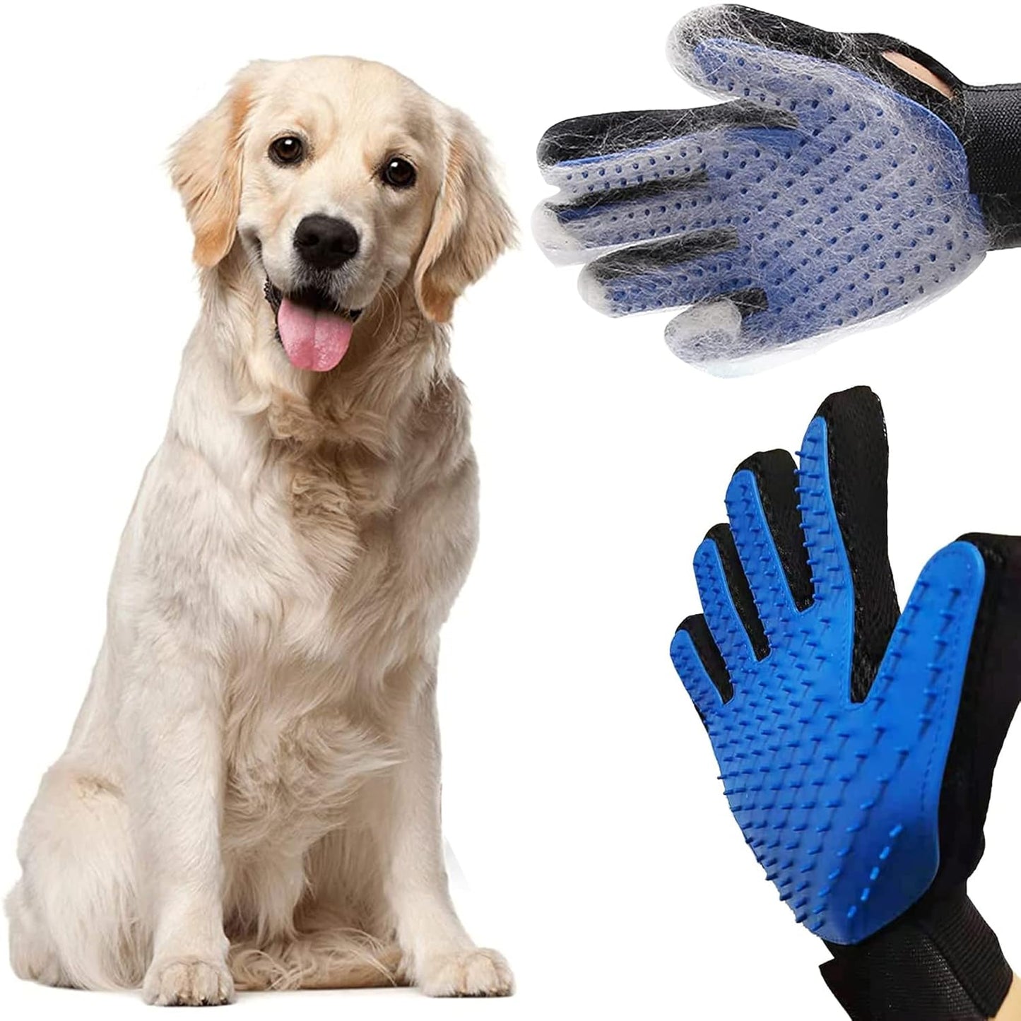 Allazone 13 PCS Small Animal Grooming Supplie, Nail Clipper and Trimmer, Pet Hair Remover Comb, Small Animal Massage Brush Double-Sided Comb and Toothbrush for Dog Bunny Rabbit Hamster