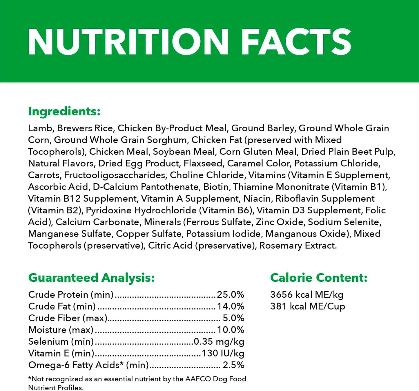 IAMS Proactive Health Minichunks Adult Dry Dog Food with Lamb & Rice, 15 lb. Bag