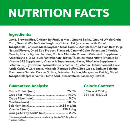 IAMS Proactive Health Minichunks Adult Dry Dog Food with Lamb & Rice, 15 lb. Bag