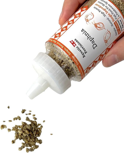 Freeze Dried Daphnia 0.5 oz, Fish Food for Freshwater and Marine Aquarium Fish, Invertebrates, and Fry