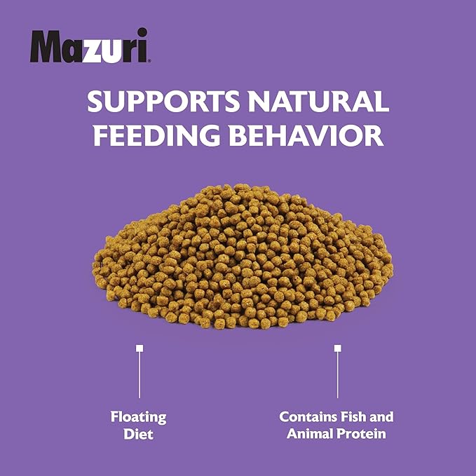 Mazuri | Nutritionally Complete Aquatic Turtle Food | Freshwater Formula - 25 Pound (25 lb.) Bag