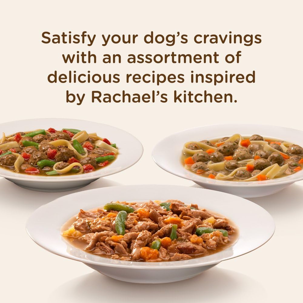 Nutrish Rachael Ray Wet Dog Food Variety Pack Hearty Recipes, 6-8 oz. Tubs, 2 Count