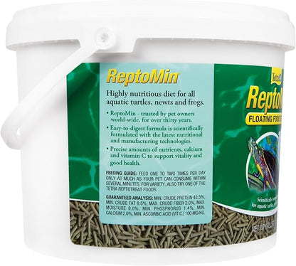 Tetra ReptoMin Floating Food Sticks, For Aquatic Turtles, Newts and Frogs, 6.83 lbs
