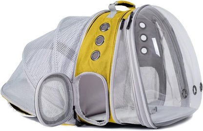 Dual Expandable Cat Backpack Carrier, Fit up to 20 lbs, Expandable Pet Carrier Backpack for Large Fat Cat and Small Puppy