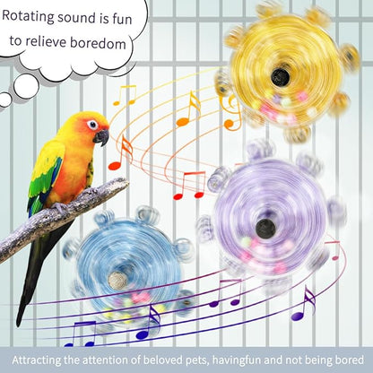 Parakeet Toys, Interactive Parrot Training Toys, Rotating Parrot Cage Bird Toys, Cockatiel Toys, Budgie Educational Toys, Lovebird Toys, Quaker Parrots, Starlings, Lorikeets, Sun Parrots