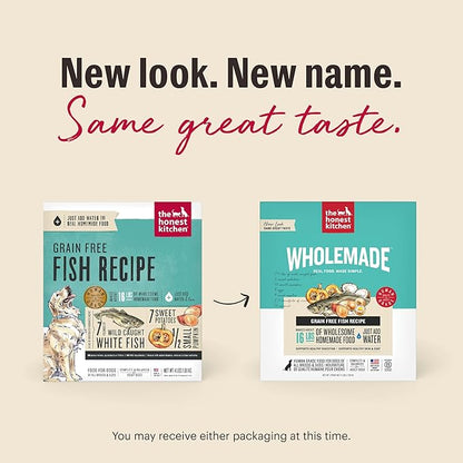 The Honest Kitchen Wholemade™ Grain Free Fish Dog Food, 4 lb Box
