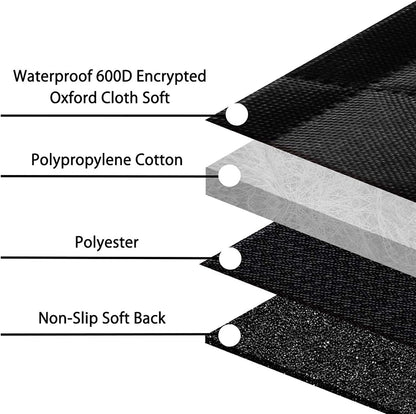 Femuar Dog Car Seat Cover, Waterproof Nonslip Pet Seat Cover for Back Seat with Storage Pockets Mesh Visual Window, Scratch Proof Pet Dog Seat Cover Hammock for Cars Trucks and SUVs, XL-Orange