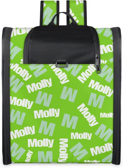 Cat Backpack Carrier-Customizable, Breathable Pet Carrier Backpack for Outdoor Travel/Vet Visits/Daily Use, Adjustable & Secure Design for Small Dogs and Cats Style4