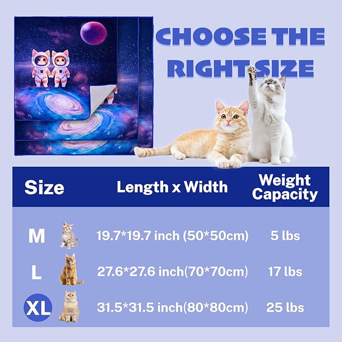 31.5" Cat Wrap for Grooming Cat Pets Rabbit Cats Wrap for Cutting Nails Cat Restraint for Nail Clipping Self Adhesive Blanket Restraint Clothes for Cats