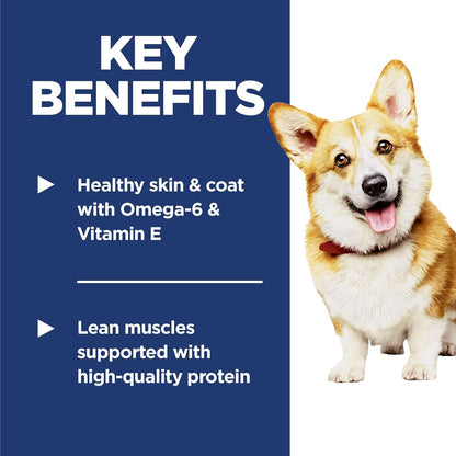 Hill's Science Diet Adult 1-6, Adult 1-6 Premium Nutrition, Small Kibble, Dry Dog Food, Lamb & Brown Rice, 15.5 lb Bag