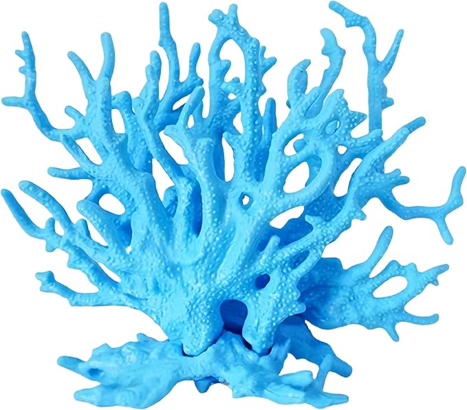 Fish Tank Decorations,Aquarium Corals Decoration, Aquarium Ornaments, Fish Tank Coral, Aquarium Corals Decoration, Fish Decorations for Aquarium (Blue, Medium)