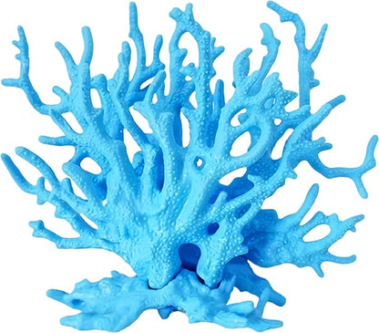 Fish Tank Decorations,Aquarium Corals Decoration, Aquarium Ornaments, Fish Tank Coral, Aquarium Corals Decoration, Fish Decorations for Aquarium (Blue, Medium)