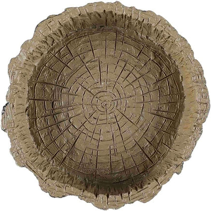 (2 Pack) Tree Trunk Food/Water Dish for Reptiles – Amphibians and Other Little Critters Water/Food Bowl, Made from Premium Non-Toxic Resin – Small Size