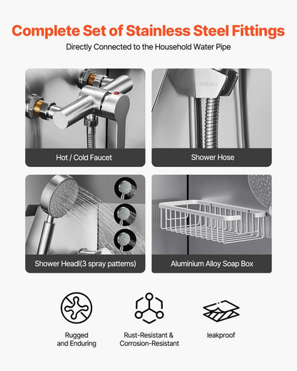 VEVOR Stainless Steel Dog Washing Station, 50 inch Pet Grooming Tub w/Ramp, PE Water Filter Board, Faucet & Showerhead & Soap Holder Dog Bathtub for Large & Medium & Small Pets (Right Door)