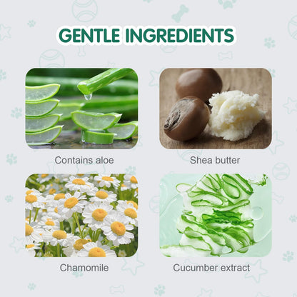 COCOYO Disposable Wet Wipes for Dogs & Cats I 300 Wipes for Cleaning and Deodorizing - Plant-Based, Hypoallergenic Pet Wipes for Puppies - Wipes for Paws, Butt, & Body - Fragrance Free