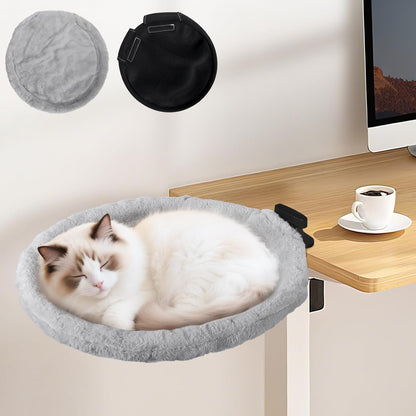 Cat Desk Bed-2 Covers Cats Bed Desk, Two Washable and Removable Covers Perch, Cats Bed for Desk - Office & Home, Supports Up to 40 lbs