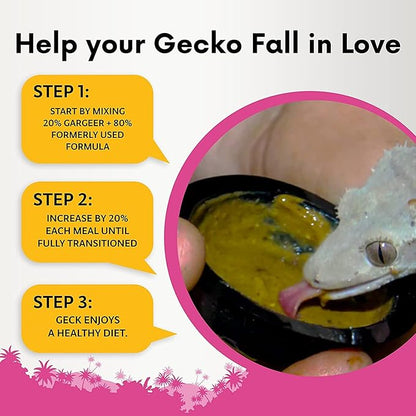 16oz Complete Crested Gecko Food Diet. Premium Ingredients Mix, Ready to Use Freshly Made Powder. Unique Superfood Formula, Developed & Made in The USA. Enjoy!