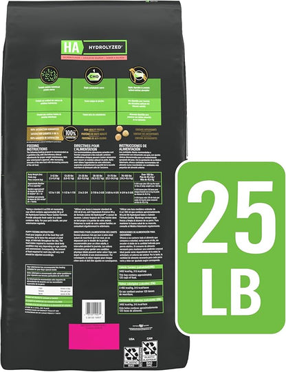 Pro Plan Veterinary Diets Purina HA Hydrolyzed Protein Dog Food Dry Salmon Flavor Formula - 25 lb. Bag