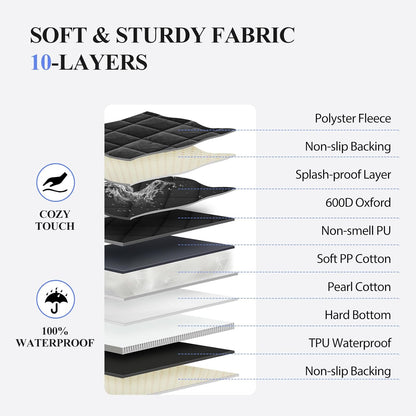 Back Seat Extender for Dogs Truck-with Soft Blanket, Dog Pet Seat Cover Back Seat Hard Bottom Holds 400lbs, Backseat Dog Hammock for Crew Cab Trucks F150, RAM1500, Sierra, Tundra, Silverado