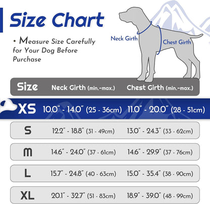 Eagloo Small Dog Harness No Pull, Service Vest with Reflective Strips and Control Handle, Adjustable and Comfortable for Walking, No Choke Pet Harness with 2 Metal Rings, Blue & Orange, XS