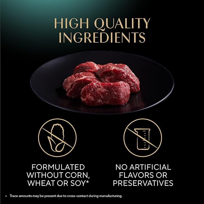 Sheba Gravy Indulgence Adult Wet Cat Food Beef Entree in Extra Gravy, 2.6 oz. Twin-Pack Trays (24 Count, 48 Servings)