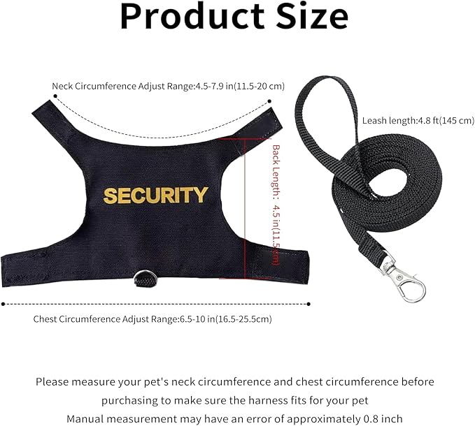 Bearded Dragon Harness and Leash-Bearded Dragon Clothes Lizard Accessories Stuff for Escape Proof Small Animal Reptile Adjustable Harness and Leash Rope for Walking Outdoor