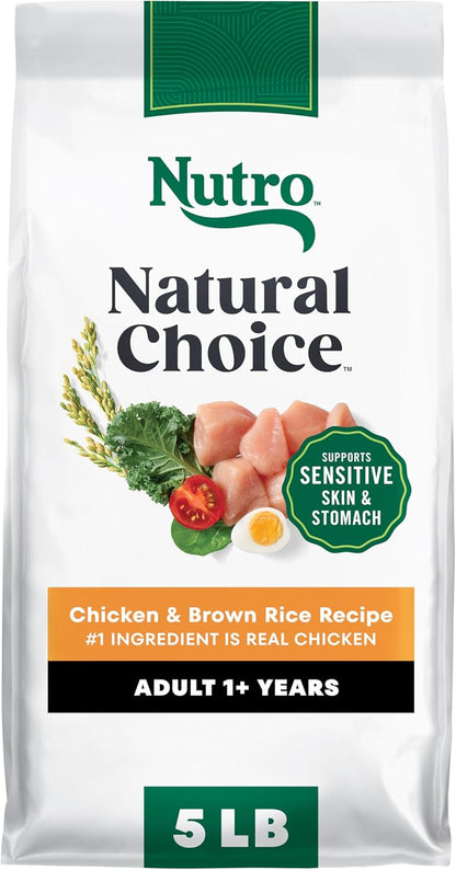 Nutro Natural Choice Chicken & Brown Rice Adult Dry Dog Food Recipe, 5 lb. Bag