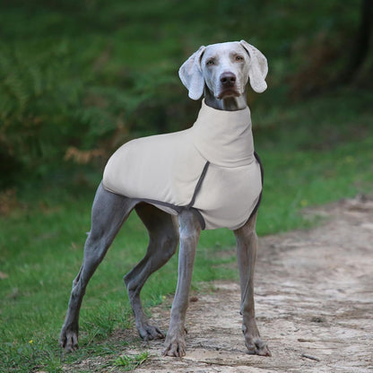 ROZKITCH Dog Winter Coat Soft Pullover Pajamas, Pet Windproof Warm Cold Weather Jacket Vest Cozy Jumpsuit Apparel Outfit Clothes for Walking Sleep Grey XS