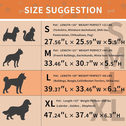 HAOMAIJIA Dog Couch Bed for Large Dogs, Non Slip Pet Couch Covers for Sofa Thick Soft Washable Dog Couch Cover Protector All Seasons Universal Dogs and Cats Bed Mat (Khaki, Large)