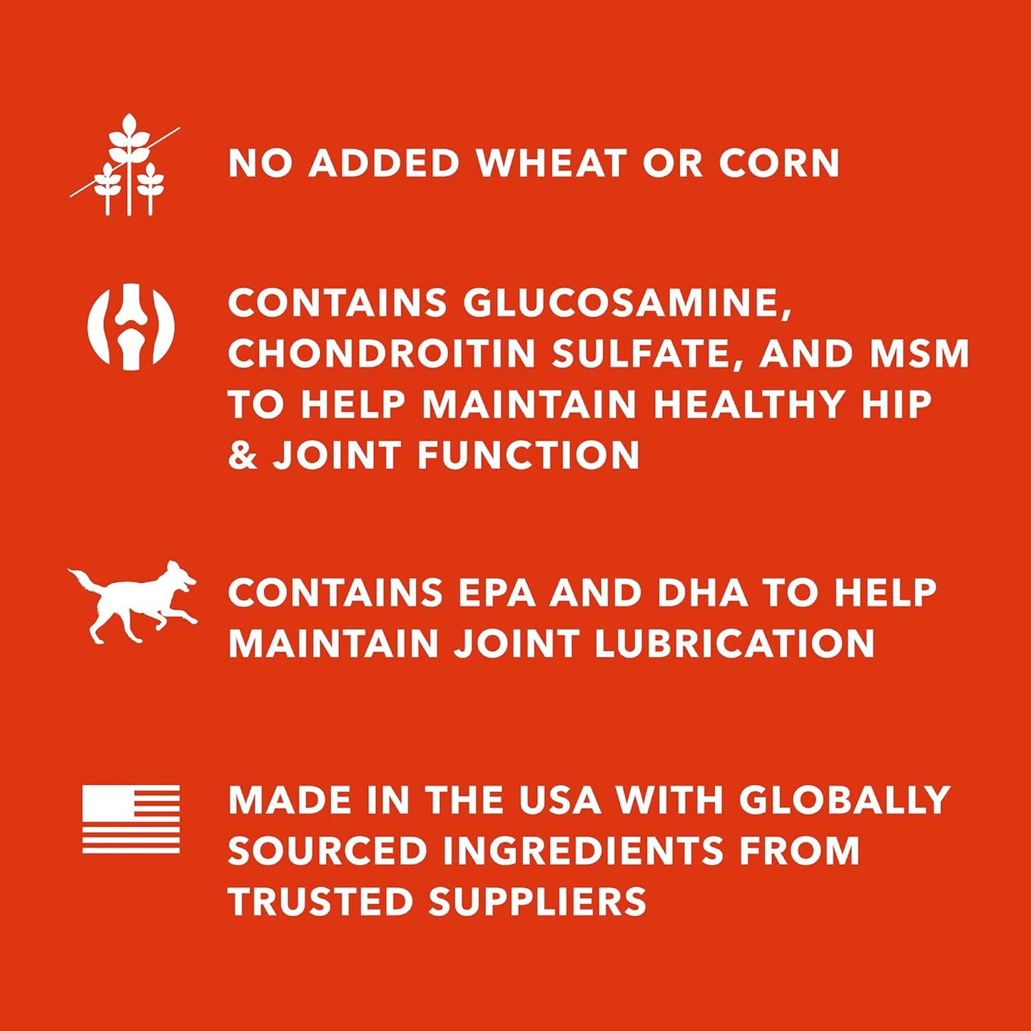 Amazon Brand - Wag Hip & Joint Soft Chews for Dogs, 120 Count