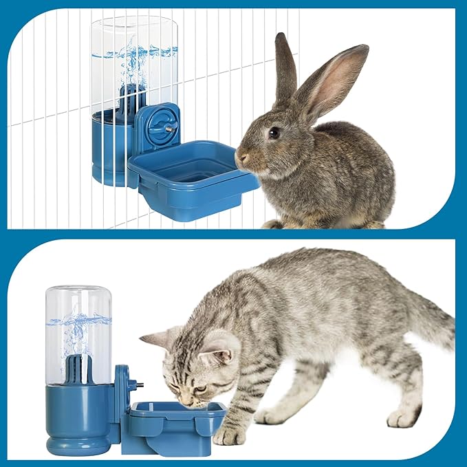 Vannon 4Pcs Pet Water Filter Sets, Activated Carbon Filter Replacements for Small Animals Water Bottle Dispenser, Replacement Filter Fits Filtered Water Dispensers