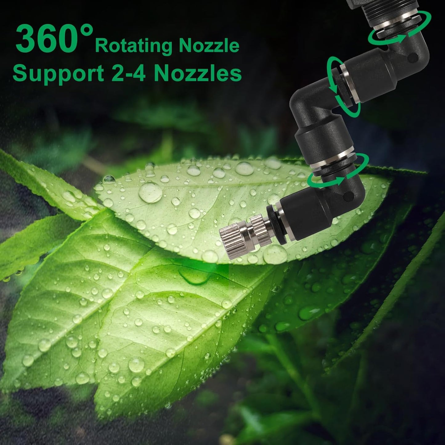 Reptile Mister With Inner Clock, Easy to Setup Misting Timer for Reptile Tanks, DIY Misting System for Amphibians, and Rainforest Plants