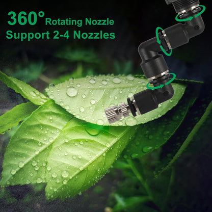 Reptile Mister With Inner Clock, Easy to Setup Misting Timer for Reptile Tanks, DIY Misting System for Amphibians, and Rainforest Plants